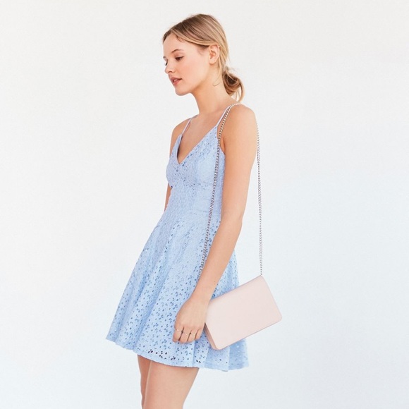 Urban Outfitters Dresses & Skirts - Kimchi Blue Lace Strappy-Back Fit + Flare Dress